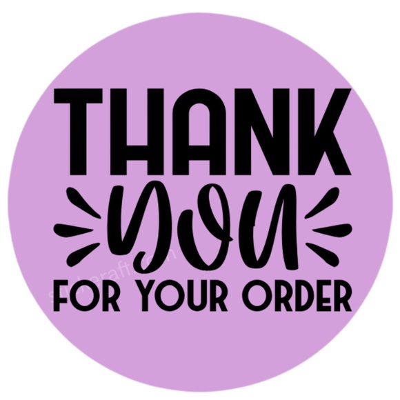 100 thank you for your order stickers | packaging supplies NWT - Picture 9 of 11